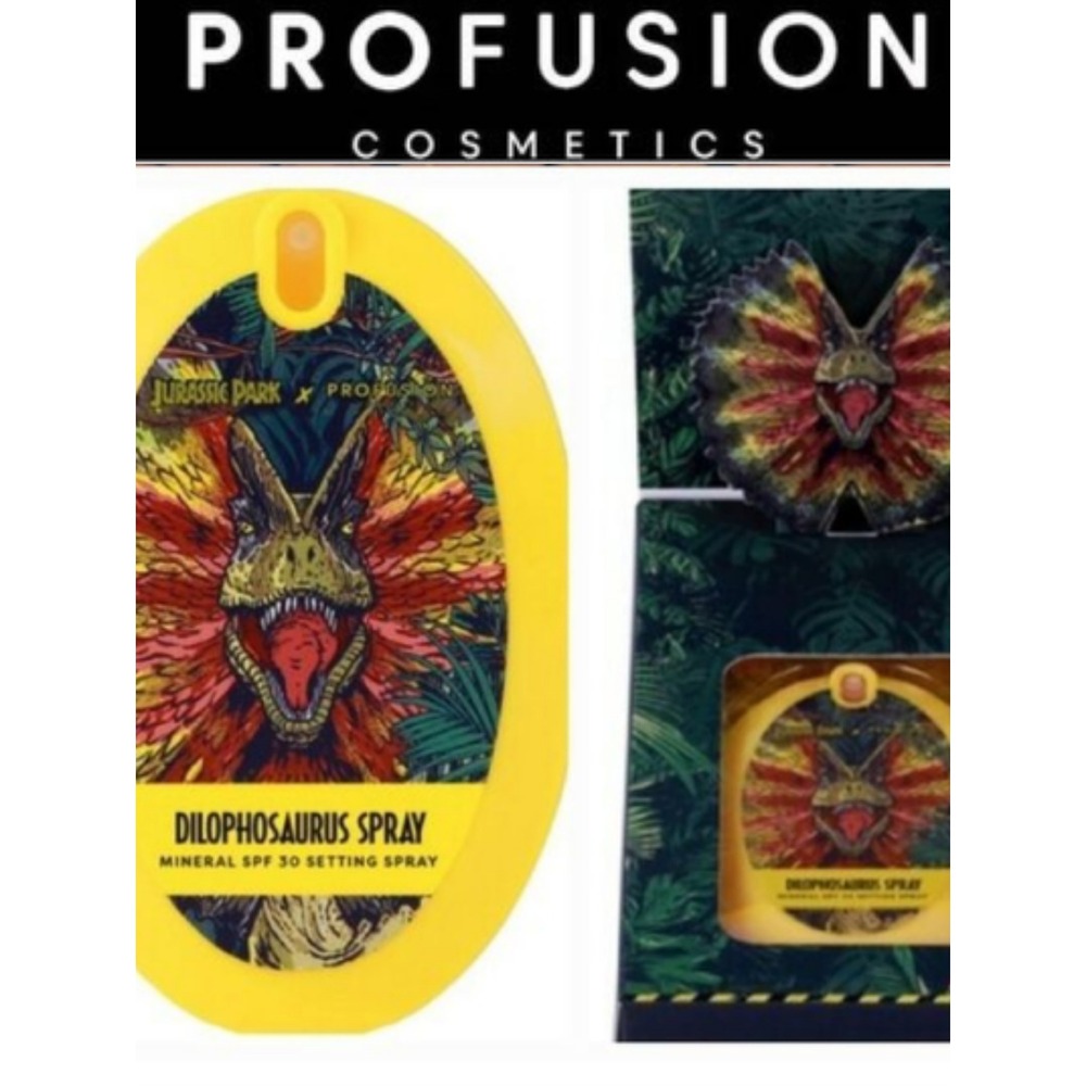 Profusion Cosmetics x Jurassic Park Dilophos Mineral SPF 30 Setting Spray